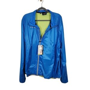 SportHill Men's Blue Lightweight Full Zip Running Jacket - New With Tags‎
